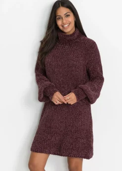 Best Vestido de punto de chenilla de poliéster reciclado Mujer Vestidos|Ropa De Punto