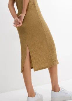 Outlet Vestido de punto de crepé Mujer Vestidos
