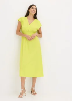 Hot Vestido de punto de crepé ligero Mujer Vestidos