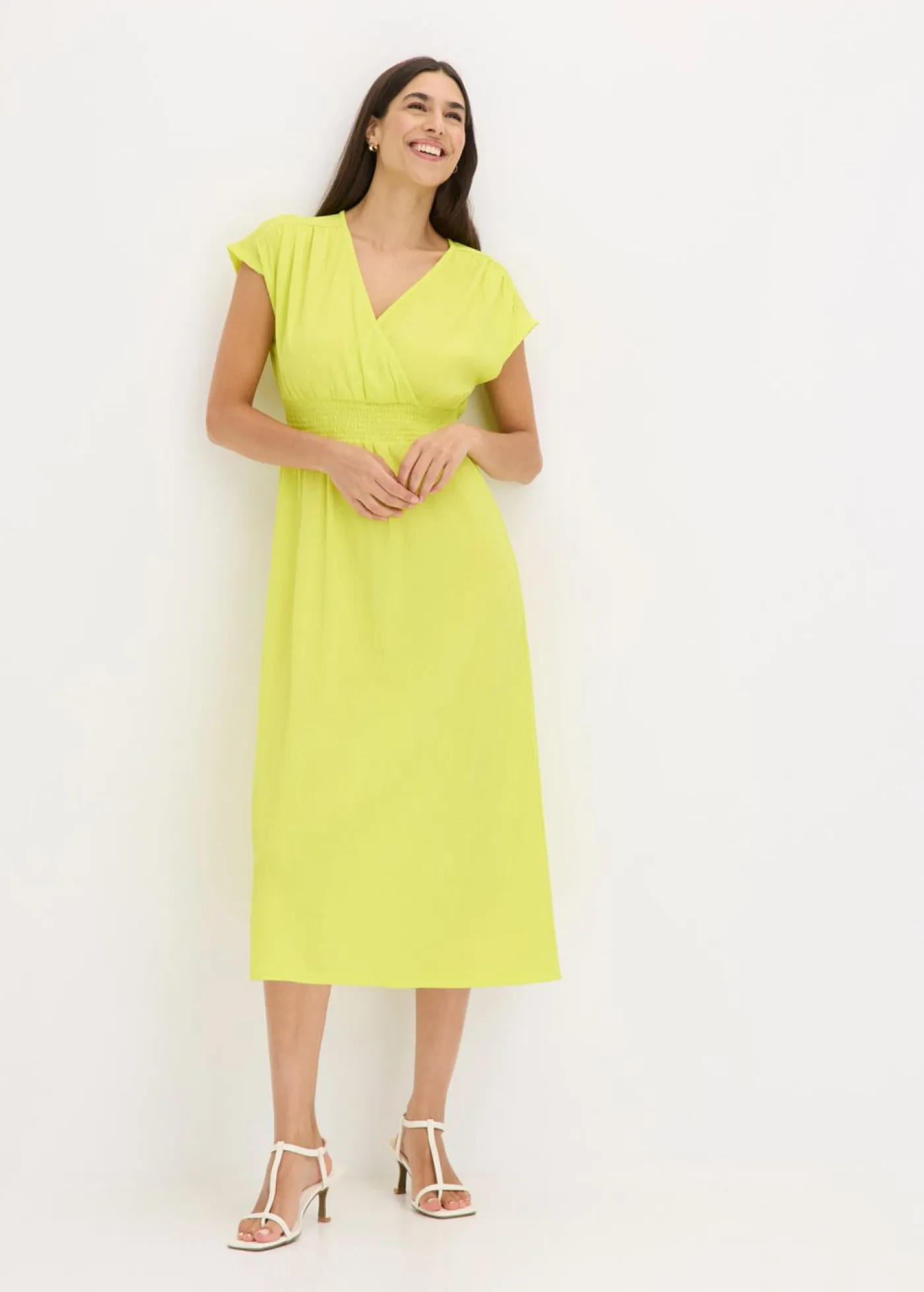Hot Vestido de punto de crepé ligero Mujer Vestidos
