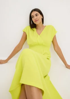 Hot Vestido de punto de crepé ligero Mujer Vestidos