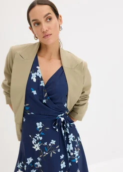 Discount Vestido de punto de diseño cruzado Mujer Vestidos