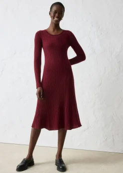 Best Vestido de punto de lana merina Mujer Premium|Vestidos