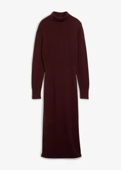 Vestido de punto de lana merina Mujer Premium|Vestidos