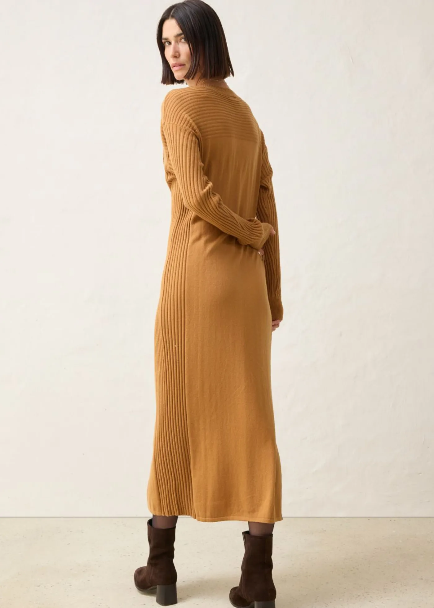 Sale Vestido de punto de lana merina Mujer Vestidos|Ropa De Punto