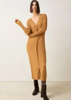 Sale Vestido de punto de lana merina Mujer Vestidos|Ropa De Punto