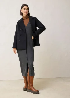 Sale Vestido de punto de lana merina Mujer Vestidos|Ropa De Punto