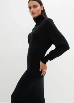 Sale Vestido de punto de lana merina Mujer Premium|Vestidos