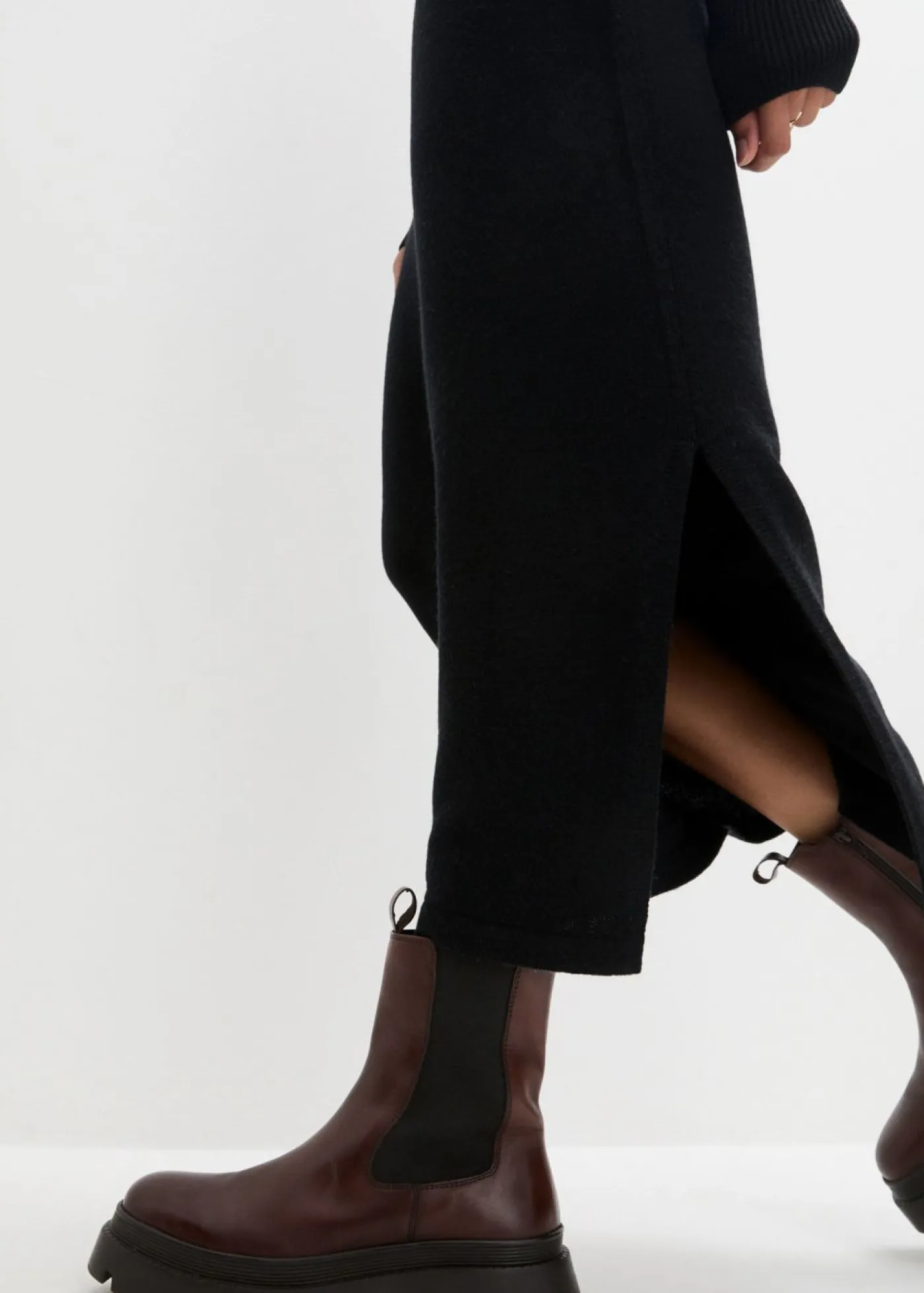 Sale Vestido de punto de lana merina Mujer Premium|Vestidos