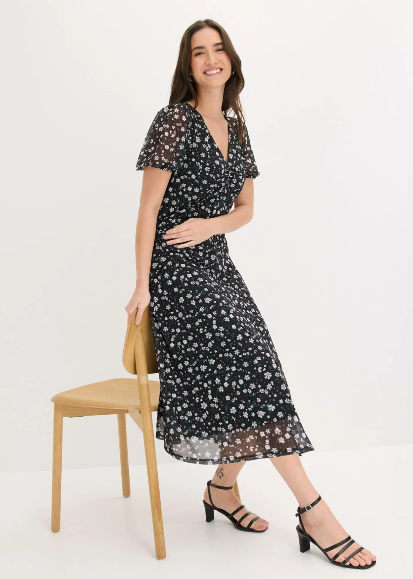 Clearance Vestido de punto de malla fina Mujer Vestidos|Novedades