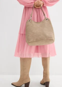 Vestido de punto de malla fina Mujer Vestidos|Novedades