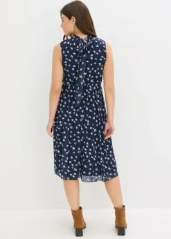 Outlet Vestido de punto de malla fina Mujer Vestidos|Novedades