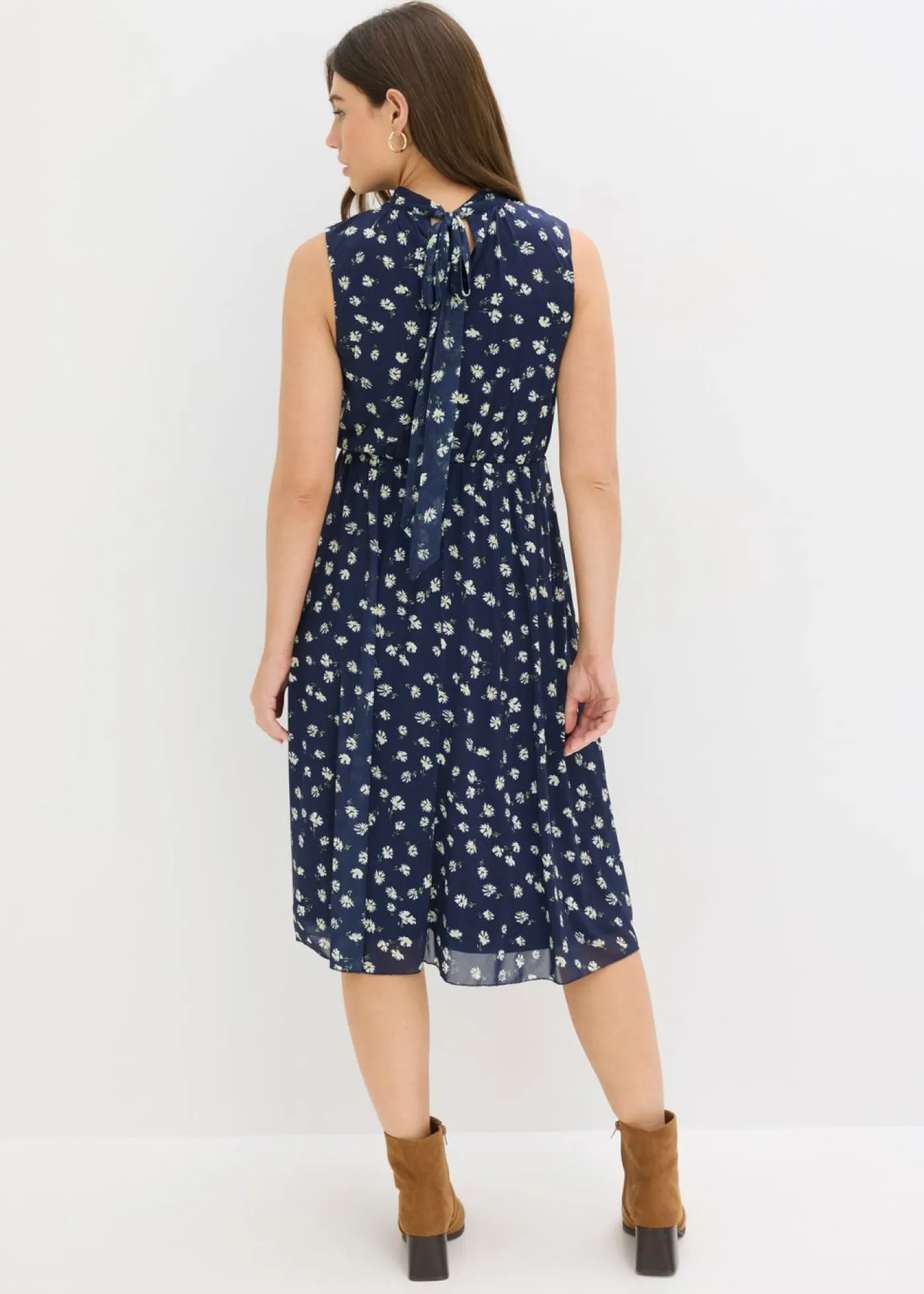 Outlet Vestido de punto de malla fina Mujer Vestidos|Novedades