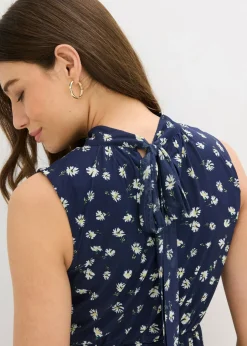 Outlet Vestido de punto de malla fina Mujer Vestidos|Novedades