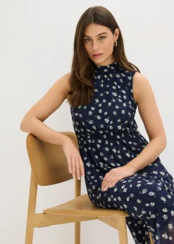 Outlet Vestido de punto de malla fina Mujer Vestidos|Novedades
