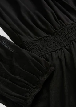 Vestido de punto de malla fina Mujer Vestidos|Novedades