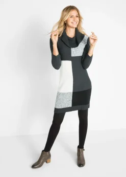 Discount Vestido de punto de manga larga  hasta la rodilla Mujer Vestidos|Ropa De Punto