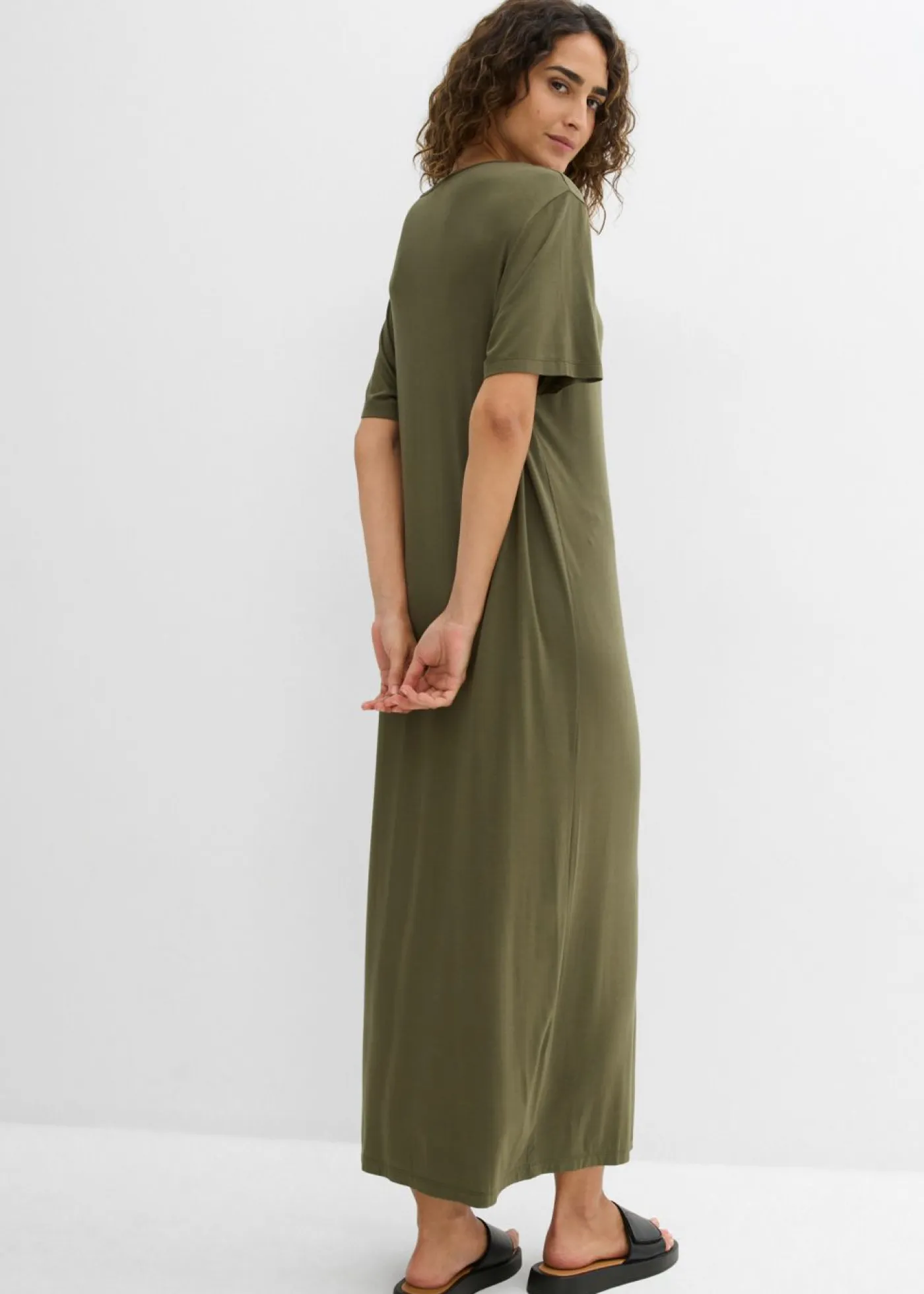 Online Vestido de punto de mezcla de viscosa fluida Mujer Vestidos