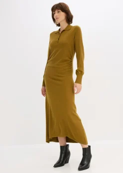 Best Vestido de punto de mezcla de viscosa suave Mujer Vestidos|Ropa De Punto