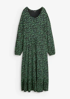 Vestido de punto de mezcla de viscosa fluida Mujer Vestidos