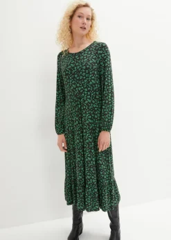 Vestido de punto de mezcla de viscosa fluida Mujer Vestidos