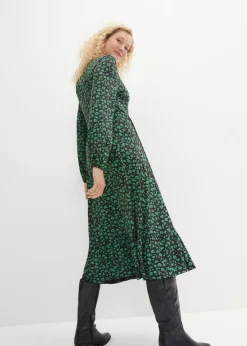 Vestido de punto de mezcla de viscosa fluida Mujer Vestidos