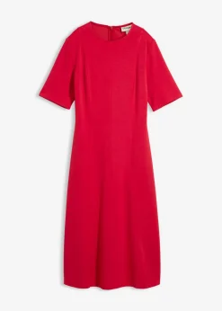 Sale Vestido de punto de mezcla de viscosa fluida Mujer Esenciales|Vestidos