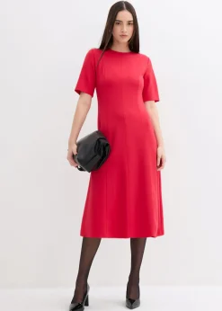 Sale Vestido de punto de mezcla de viscosa fluida Mujer Esenciales|Vestidos