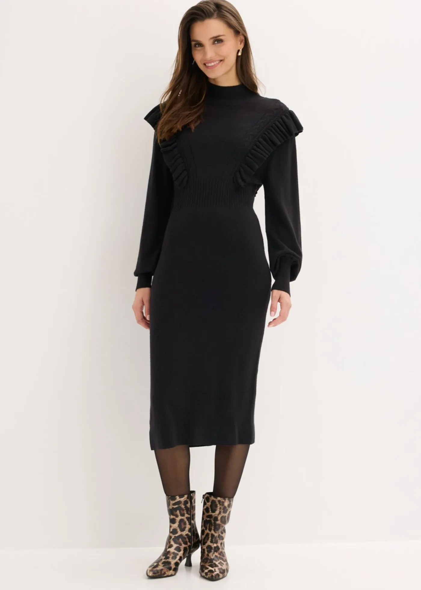 Vestido de punto de mezcla de viscosa Mujer Vestidos|Ropa De Punto
