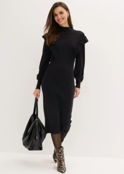 Vestido de punto de mezcla de viscosa Mujer Vestidos|Ropa De Punto