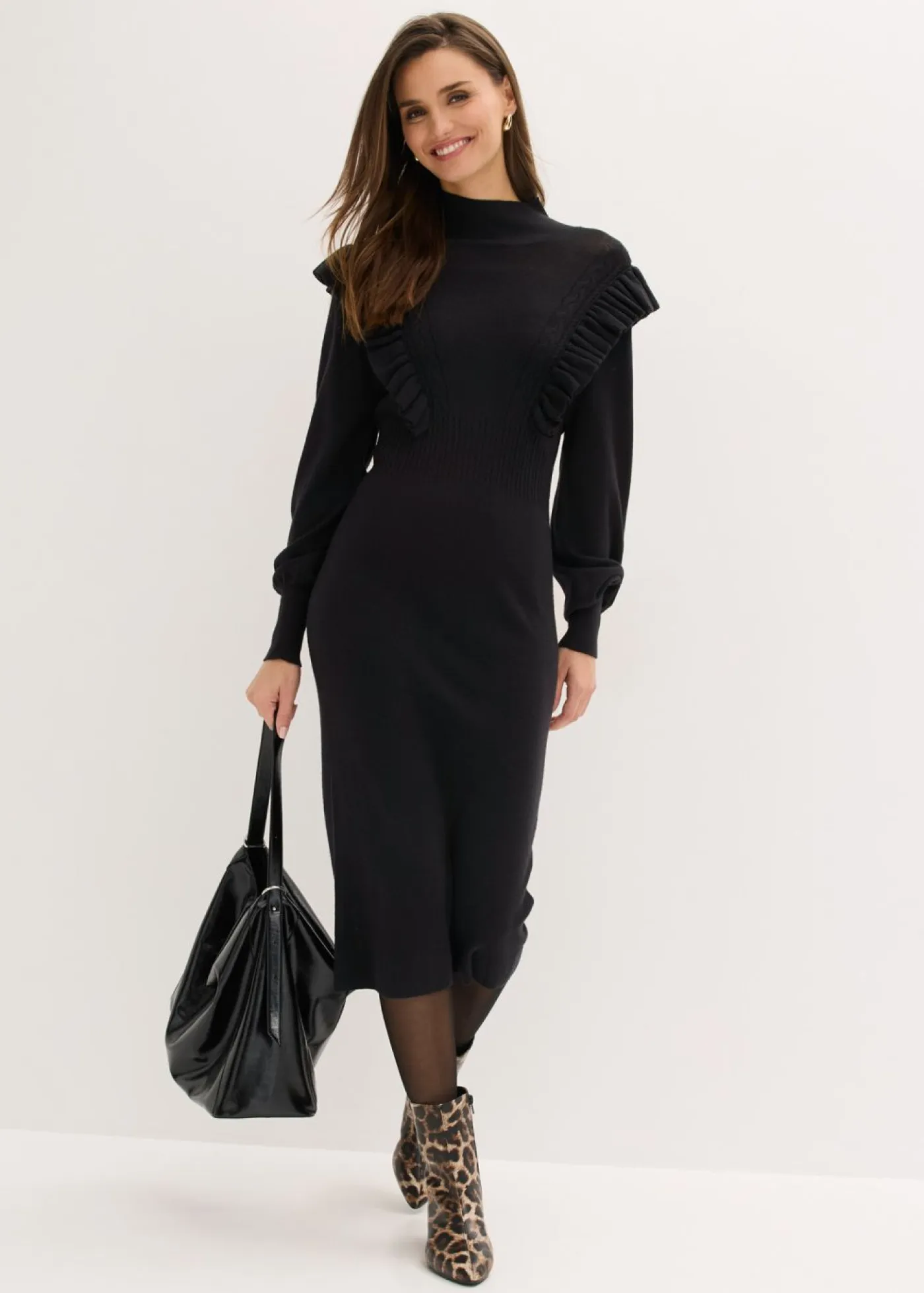 Vestido de punto de mezcla de viscosa Mujer Vestidos|Ropa De Punto