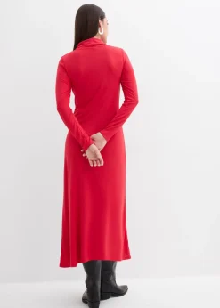 New Vestido de punto de mezcla de modal suave Mujer Esenciales|Vestidos