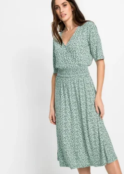 Outlet Vestido de punto de mezcla de viscosa Mujer Vestidos|Novedades