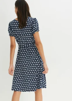 New Vestido de punto de mezcla de viscosa Mujer Vestidos|Novedades