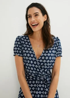 New Vestido de punto de mezcla de viscosa Mujer Vestidos|Novedades