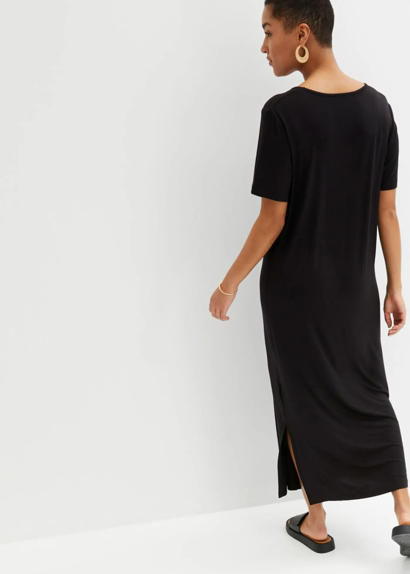 Sale Vestido de punto de mezcla de viscosa fluida Mujer Vestidos