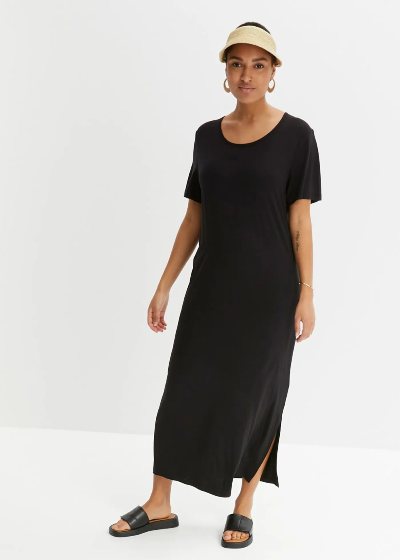Sale Vestido de punto de mezcla de viscosa fluida Mujer Vestidos