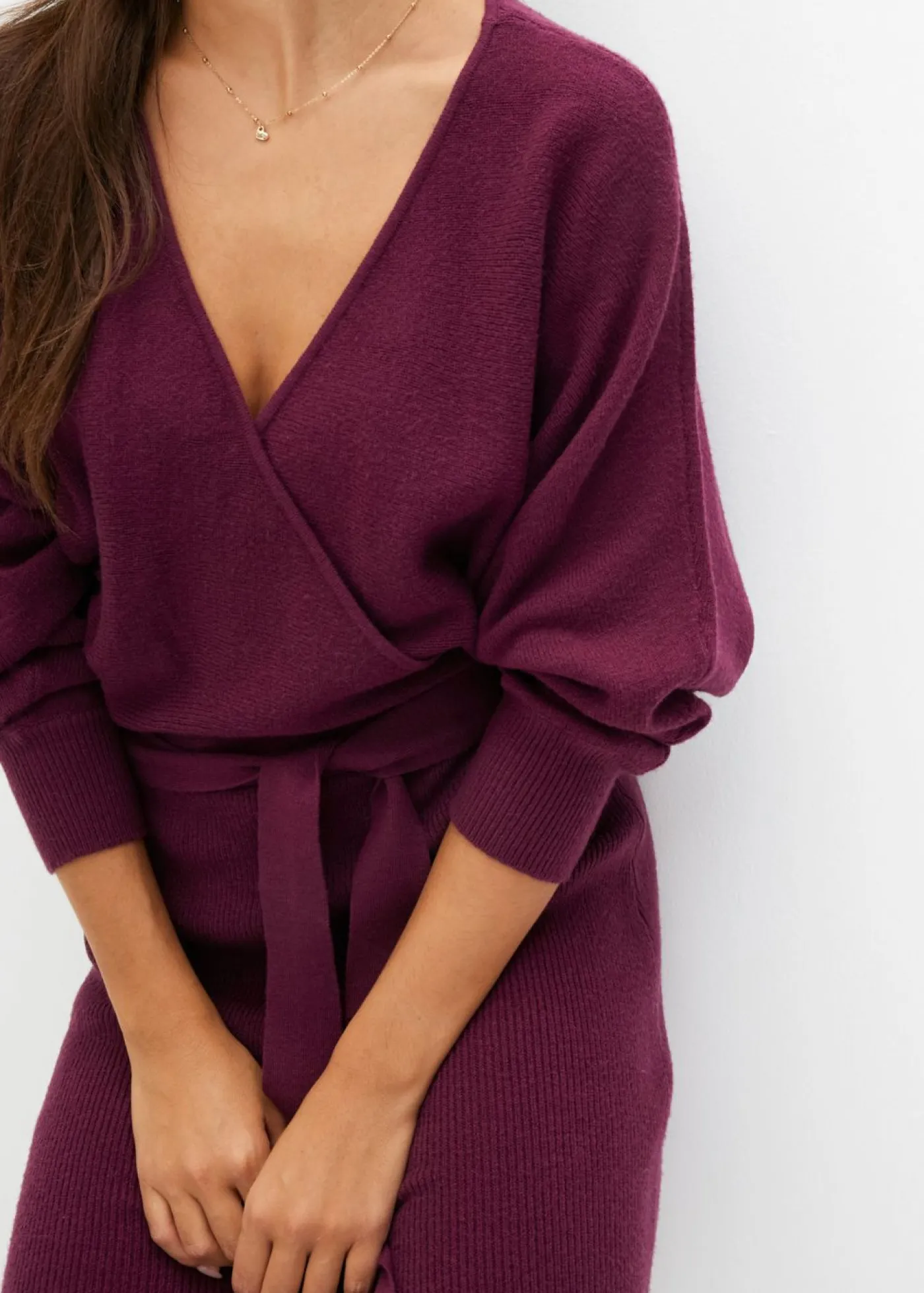 Outlet Vestido de punto de mezcla de viscosa Mujer Vestidos