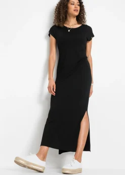 Clearance Vestido de punto de mezcla fluida de viscosa y elastano Mujer Vestidos|Tallas Pequeñas