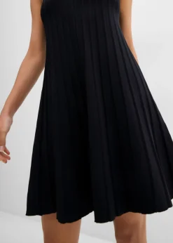 Sale Vestido de punto de mezcla de viscosa con línea en A Mujer Esenciales|Vestidos