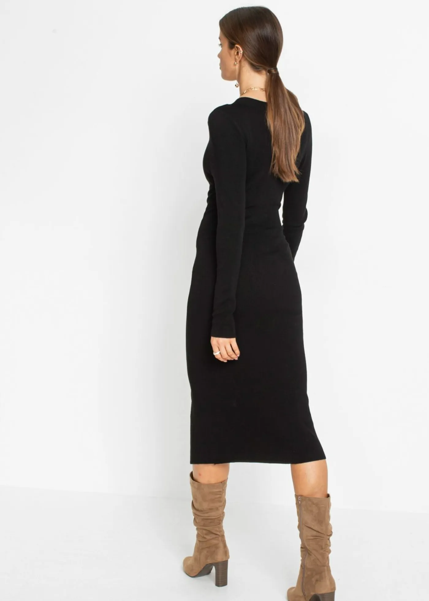 Sale Vestido de punto de mezcla de viscosa Mujer Vestidos|Ropa De Punto