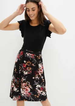 Vestido de punto de mezcla de viscosa Mujer Vestidos