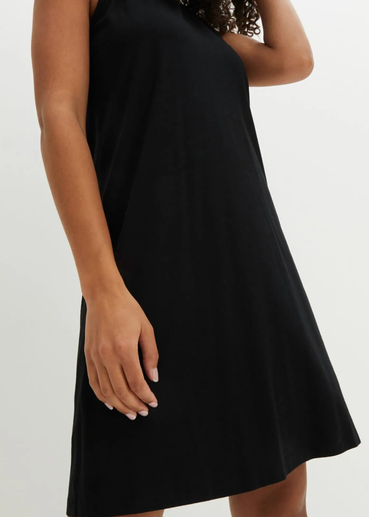 Outlet Vestido de punto de mezcla de lyocell fluido Mujer Básicos|Vestidos