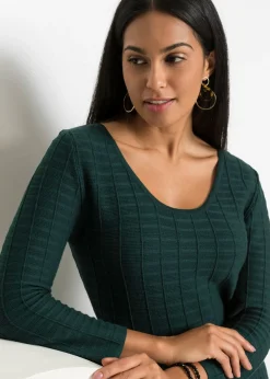 Vestido de punto de mezcla de viscosa suave Mujer Vestidos|Ropa De Punto