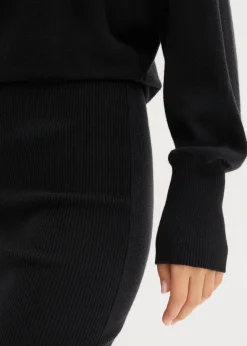 Vestido de punto de mezcla de viscosa suave Mujer Vestidos|Ropa De Punto