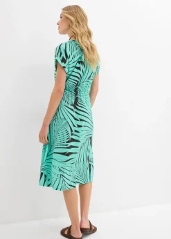 Best Vestido de punto de mezcla de viscosa fluida Mujer Vestidos