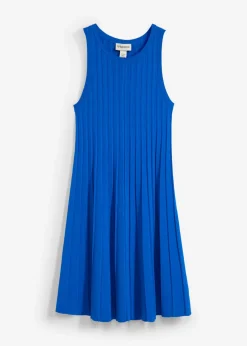 Outlet Vestido de punto de mezcla de viscosa con línea en A Mujer Esenciales|Vestidos