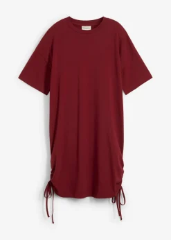 Vestido de punto de mezcla de algodón elástico Mujer Vestidos
