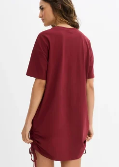 Vestido de punto de mezcla de algodón elástico Mujer Vestidos