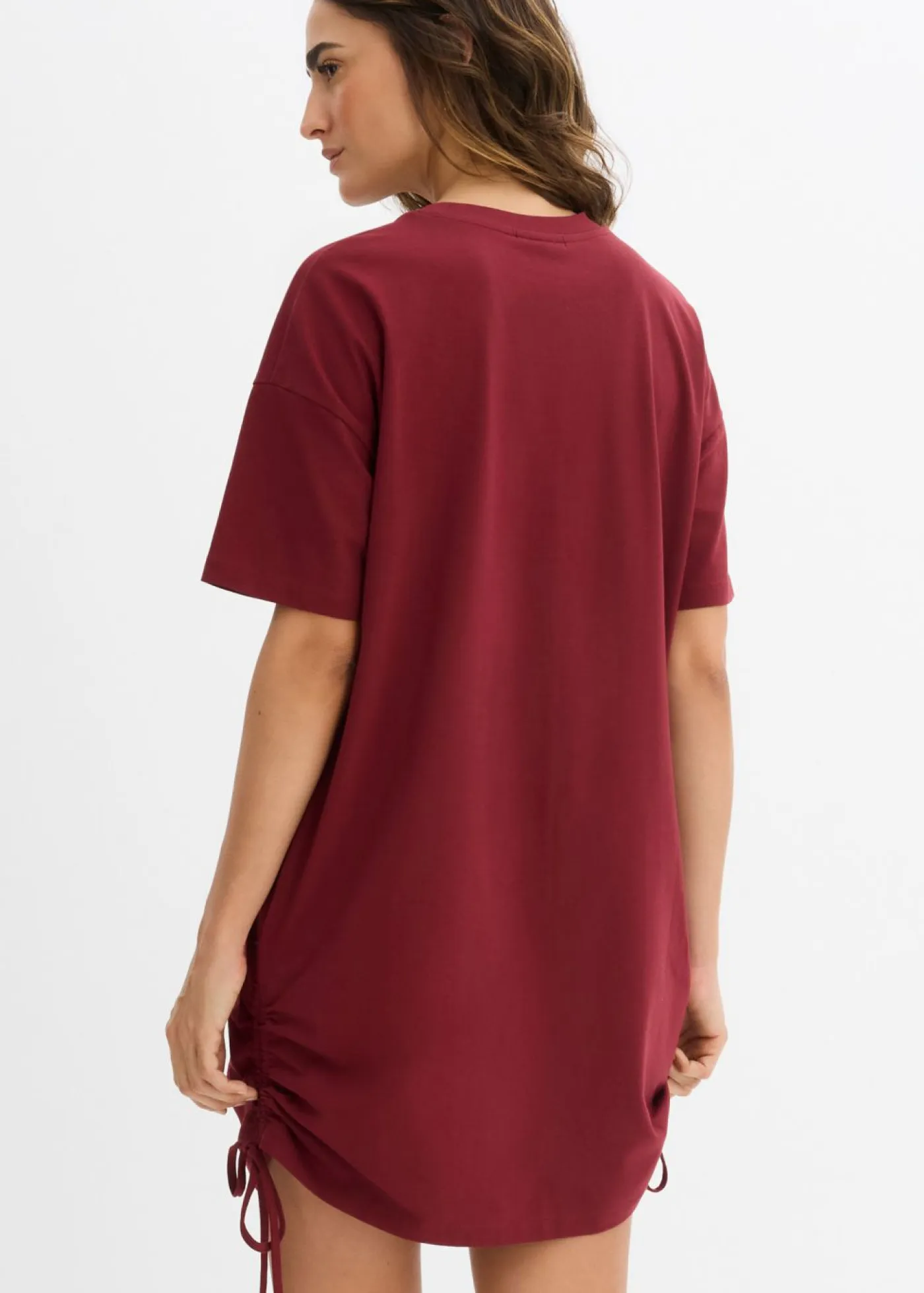 Vestido de punto de mezcla de algodón elástico Mujer Vestidos
